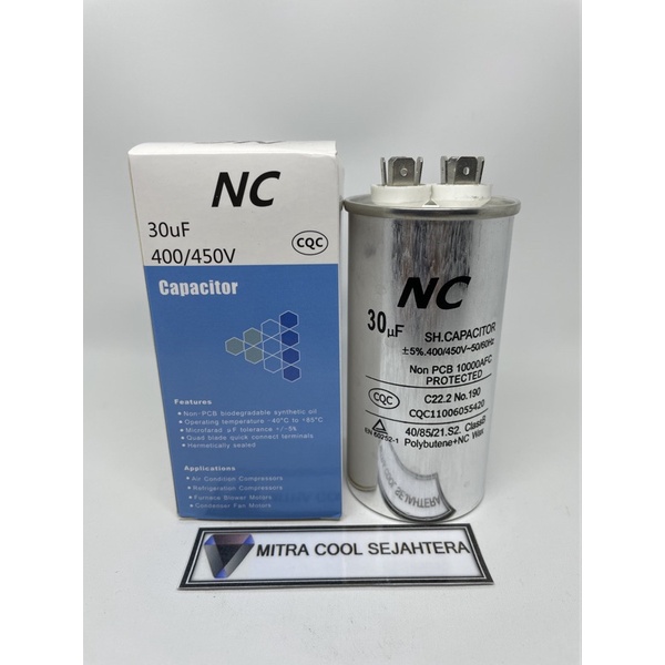 kapasitor ac 30uf 1pk panasonic dll
