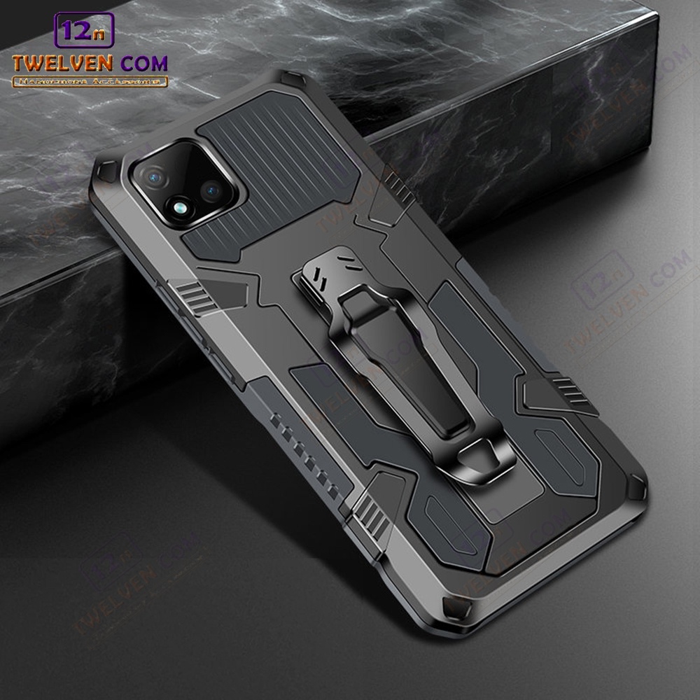 Case Shockproof Realme C11 2021 Armor Hardcase Stand Clip