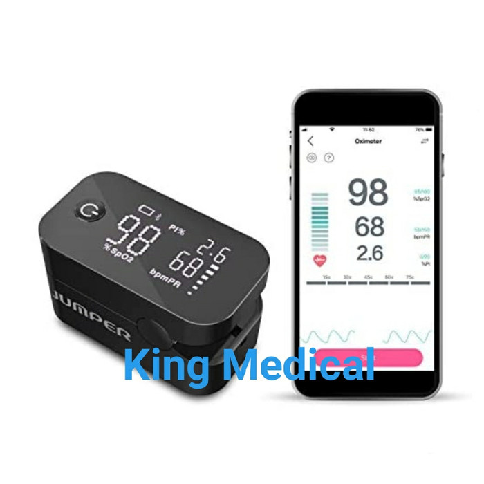 TERBATAS - JUMPER JPD 500G PULSE OXIMETER BLUETOOTH SPO2 OXYMETRI JPD500G