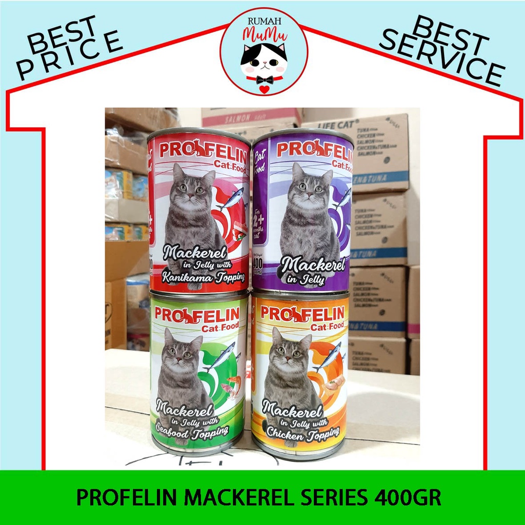 MAKANAN KUCING PROFELIN UNTUK USIA 2 BULAN KE ATAS MACKAREL SERIES