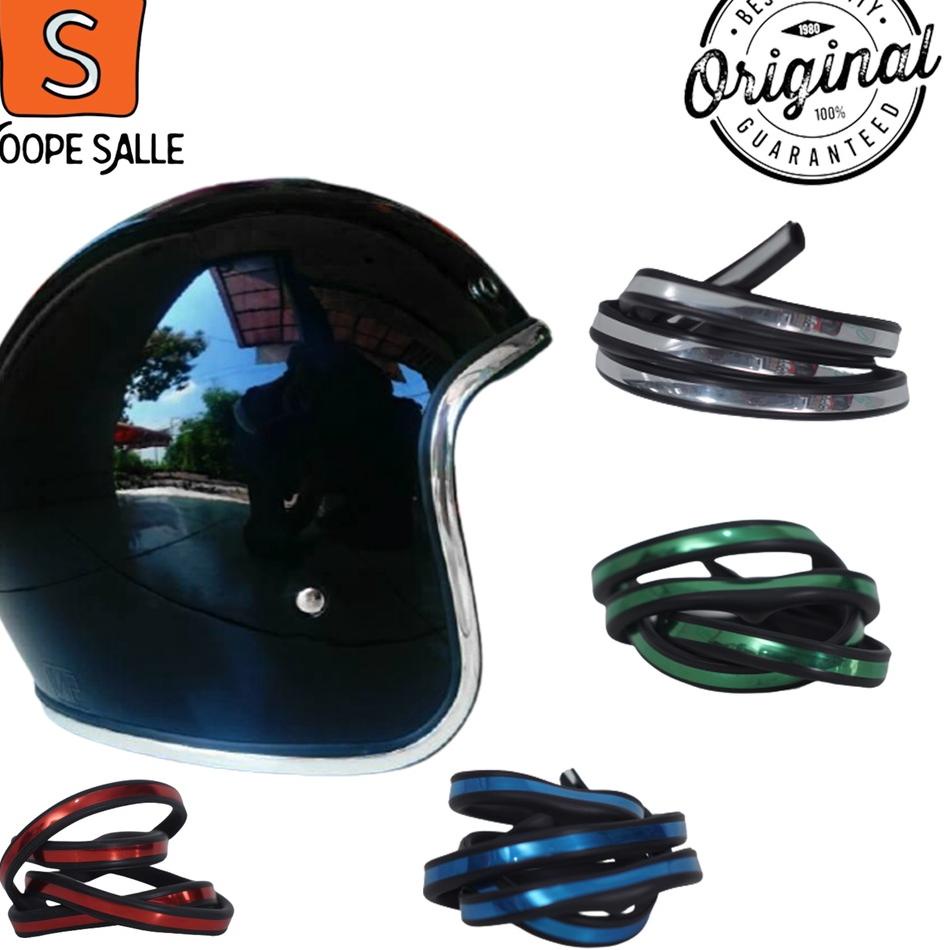 Harga TERMURAAH.. List Karet Helm Bogo I List Chrome I List Universal Helm Bogo 96 cm