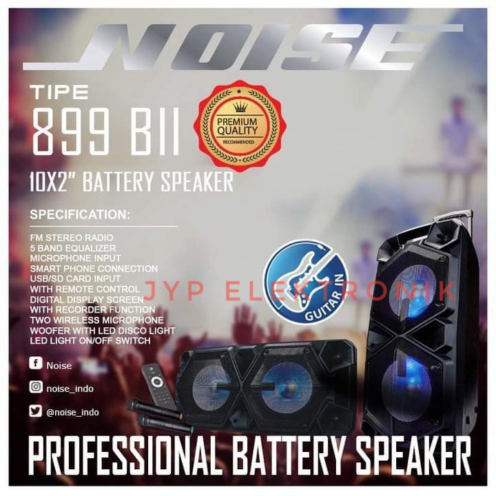 899BII Speaker Portable Meeting Wireless Noise 899 BII - Double 10 inc