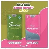 

Sepaket snow herbal slim dan snow herbal rapet wangi