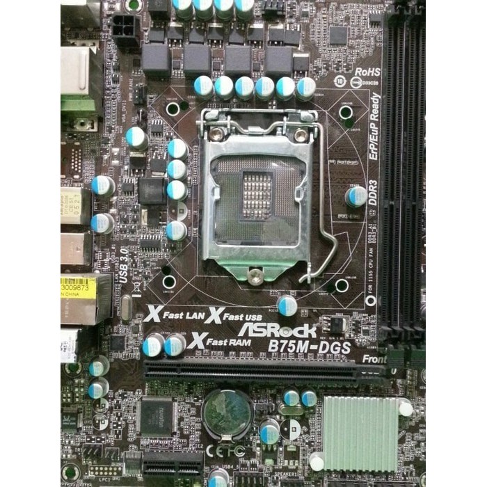 MOBO INTEL LGA1155 merk Asrock B75M / B75M-DGS / B75M-GL