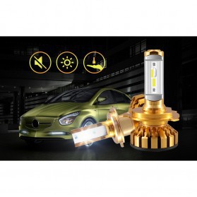 PHELENSEYE Lampu Mobil Headlight LED 9005 DOB 80W 5000 Lumens 2 PCS - Golden