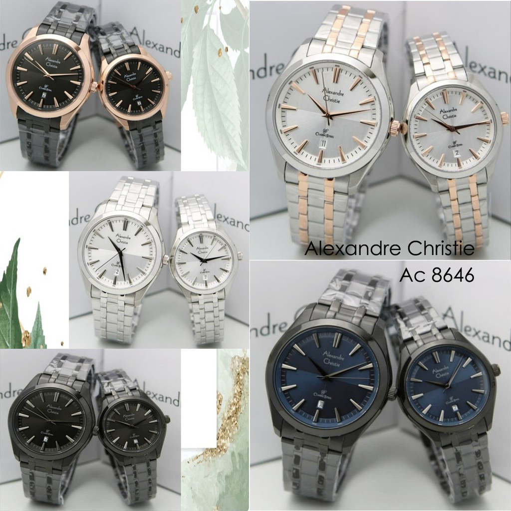 Alexandre Christie Ac 8646 /ac8646 Jam Tangan Original Dia M 4,2 Cm, L 3,3 Cm