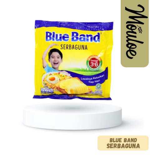 

BLUE BAND SERBAGUNA SACHET 200GR | Mouloemart | margarin untuk kue atau cake