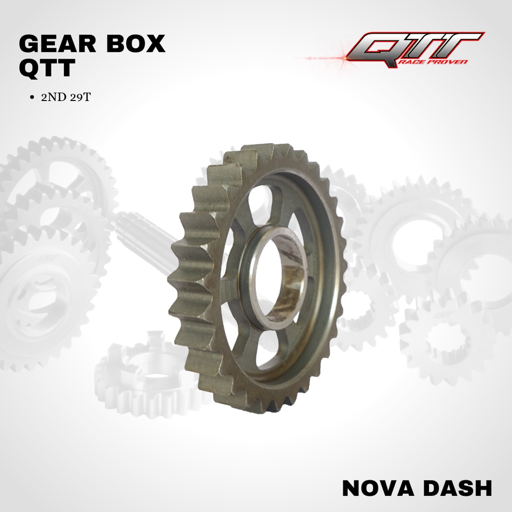 Gear Rasio box QTT Nova Dash 2nd - 29T