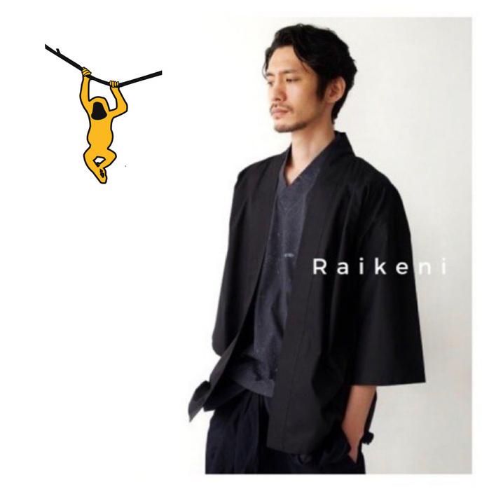 RAIKENI Kimono Jepang | Jaket Jepang | Kimono Unisex | Cardigan Jepang