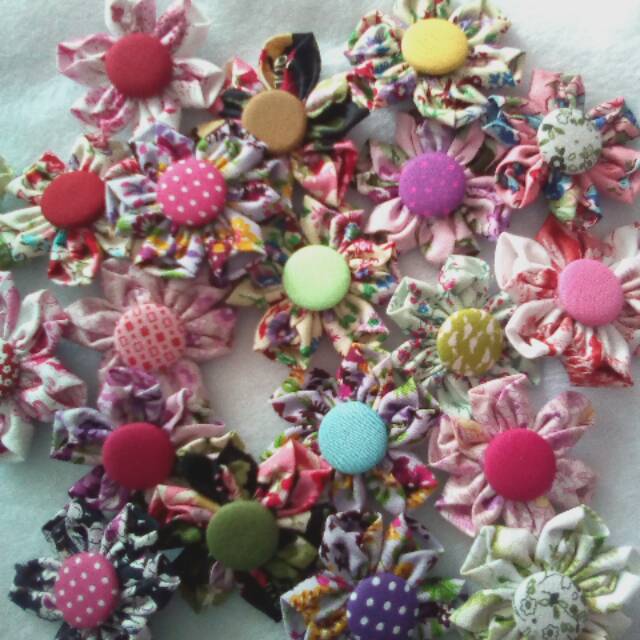 Bros Bunga Kain Perca 6pcs