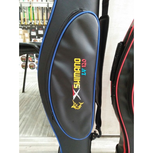 tas pancing kulit shimano hitam LV120