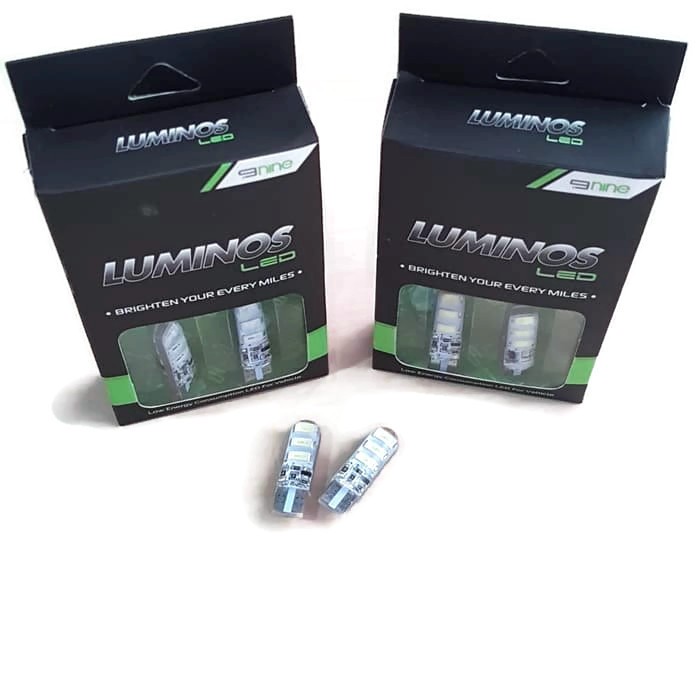 Bohlam Lampu LED Kedip Senja Sen Sein T10 Motor Silicon Luminos ECO9 Kedip-1