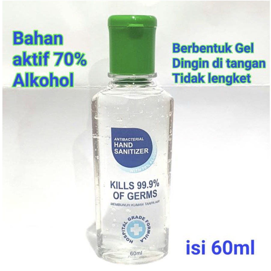 Hand Sanitizer Gel AntiSeptic 60ml