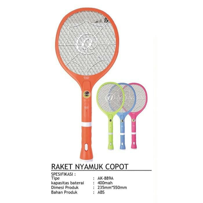 Raket Nyamuk Pembasmi Nyamuk SHINYOKU Berkualitas Premium
