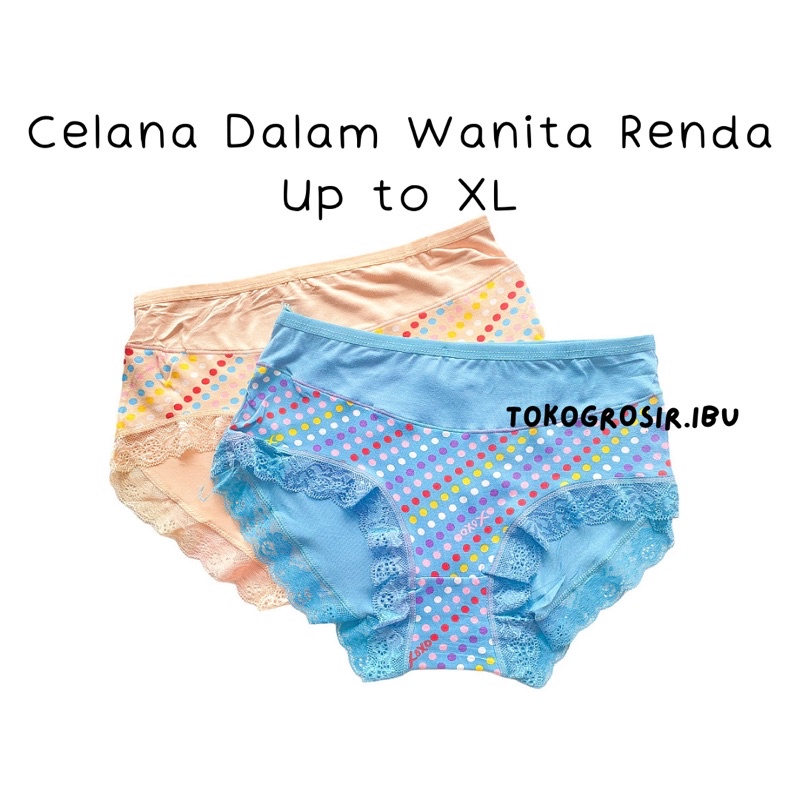 Cd Celana Dalam Wanita Dewasa Renda XL Underwear Wanita Undies Wanita Renda Sempak Kancut Wanita