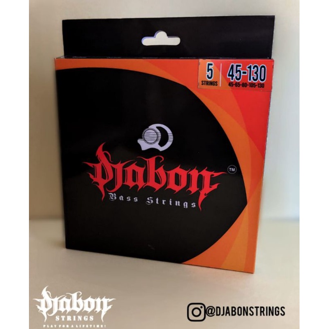 Senar Gitar Bass Strings String Djabon 045 130 0.45 45 Set 5 Senar.
