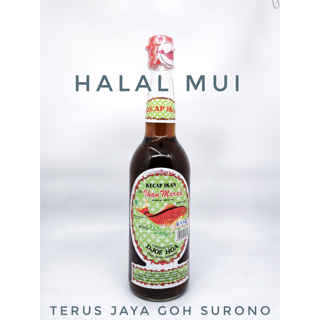 

Kecap Ikan Djoe Hoa 620ml Kecap Ikan cap Ikan Merah Gojek Grab Only