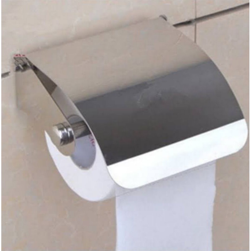 tempat tissue stainless/tempat tissue roll/tempat tissue toilet