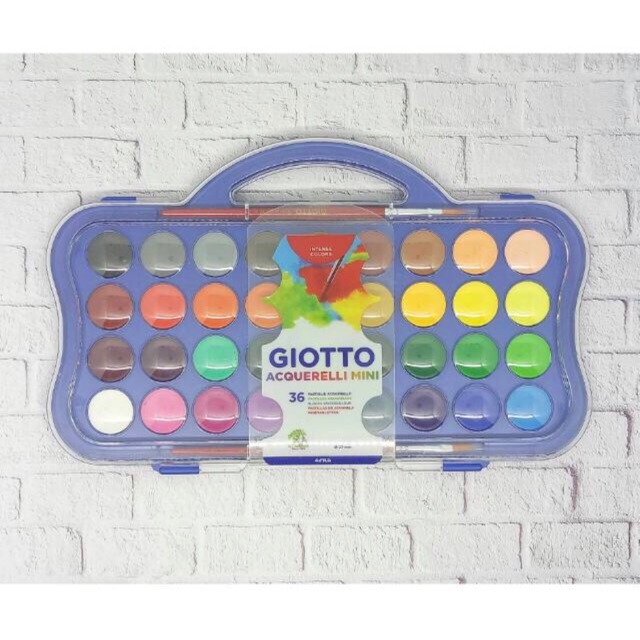 

Giotto Mini Watercolor Block/cat air padat 36clr (Block dia 23mm)