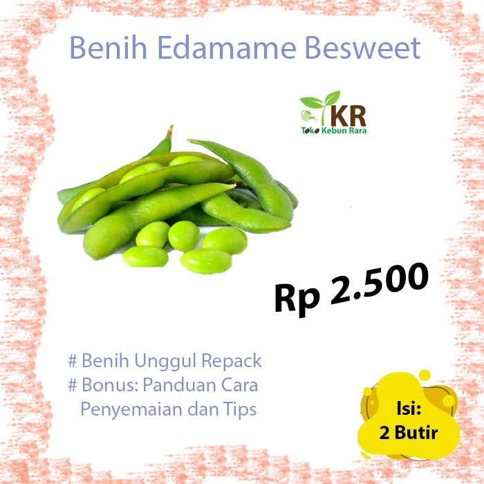 Benih Bibit Unggul Edamame Repack