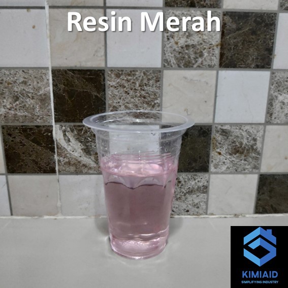 Resin Merah 1 Kg + Katalis - Kerajinan Tangan - Resin Polyester Merah - Resin Perahu - Fiberglass