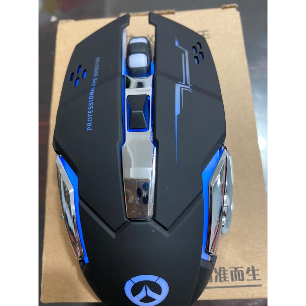 Mouse Gaming Wireless LED Light X8