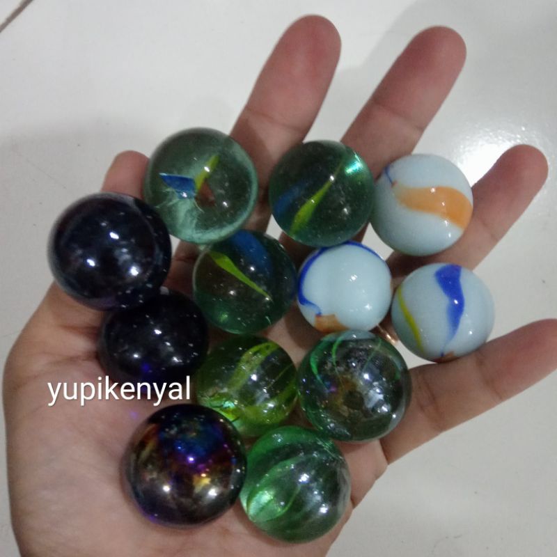 Kelereng Jumbo Besar MIX 25 PCS