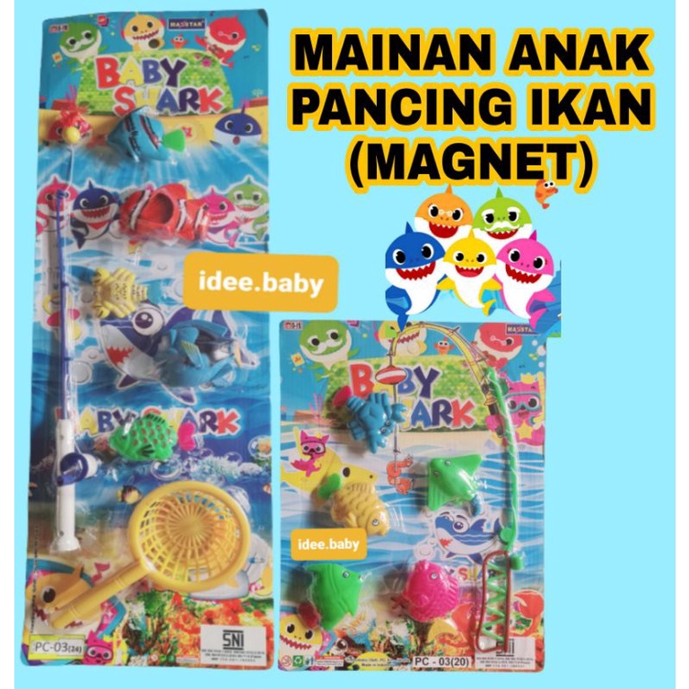 Mainan pancingan baby shark - Set Fishing Master PC-03