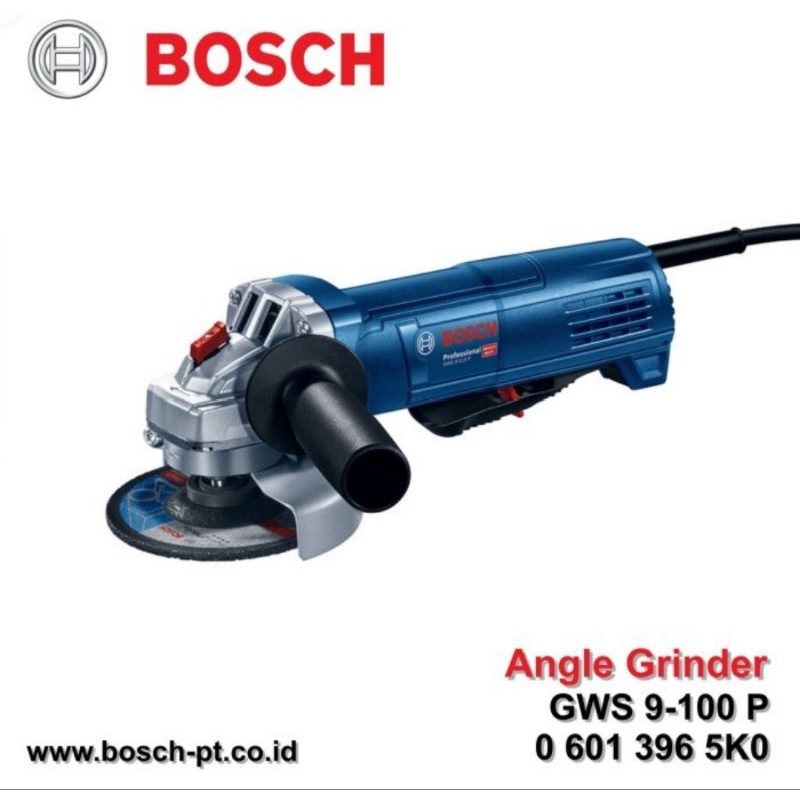 Gerinda Tangan Bosch GWS 9-100 Paddle Switch