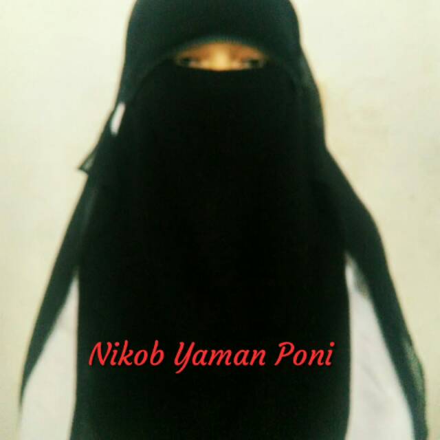Cadar / Purdah/ Niqob Yaman Poni