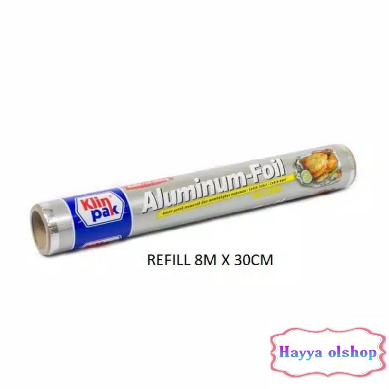 KLINPAK ALUMUNIUM FOIL 8M X 30CM