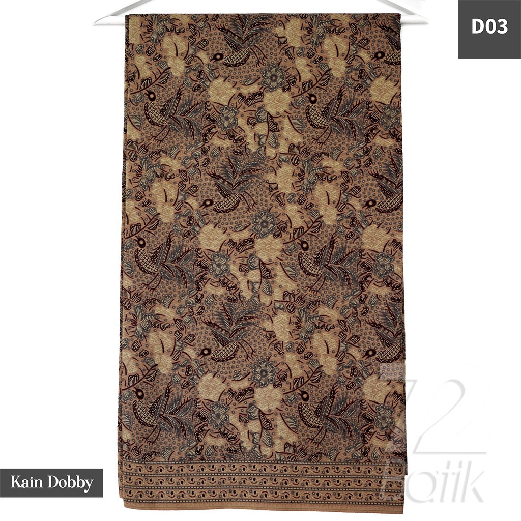 KAIN BATIK PREMIUM Dobby Motif Burung Kembang Warna Hitam Item Ireng Black Coklat Doby 721380 Cap 72 Jarik Jarit Samping Kebat Panjang Batik Dobby Modern Premium Bahan Seragam Batik Pernikahan Kantor Keluarga Murah Kamen Jadi Batik Bali Lembaran