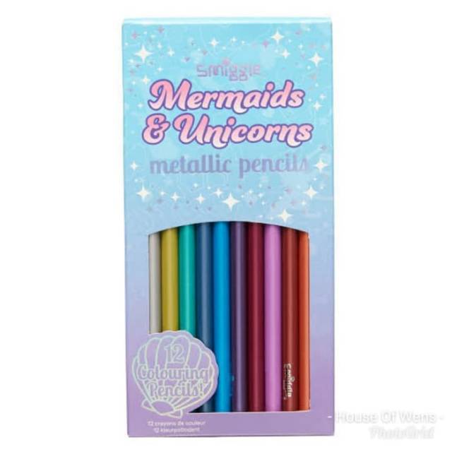 

SMIGGLE MAGIC METALLIC PENCIL PACK 12 - PENSIL WARNA SMIGGLE