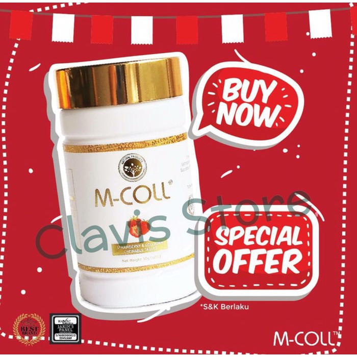 DISKON -  Paket Reseller 3 Box M-Coll collagen candy