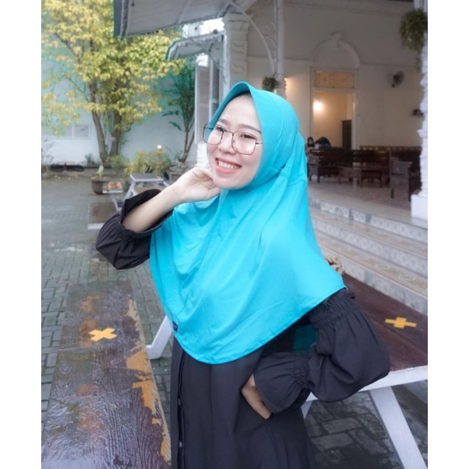 Jilbab Instan Serut Polos Elnifa/serut jokowi elnifa/jilbab polos/nabila olstore