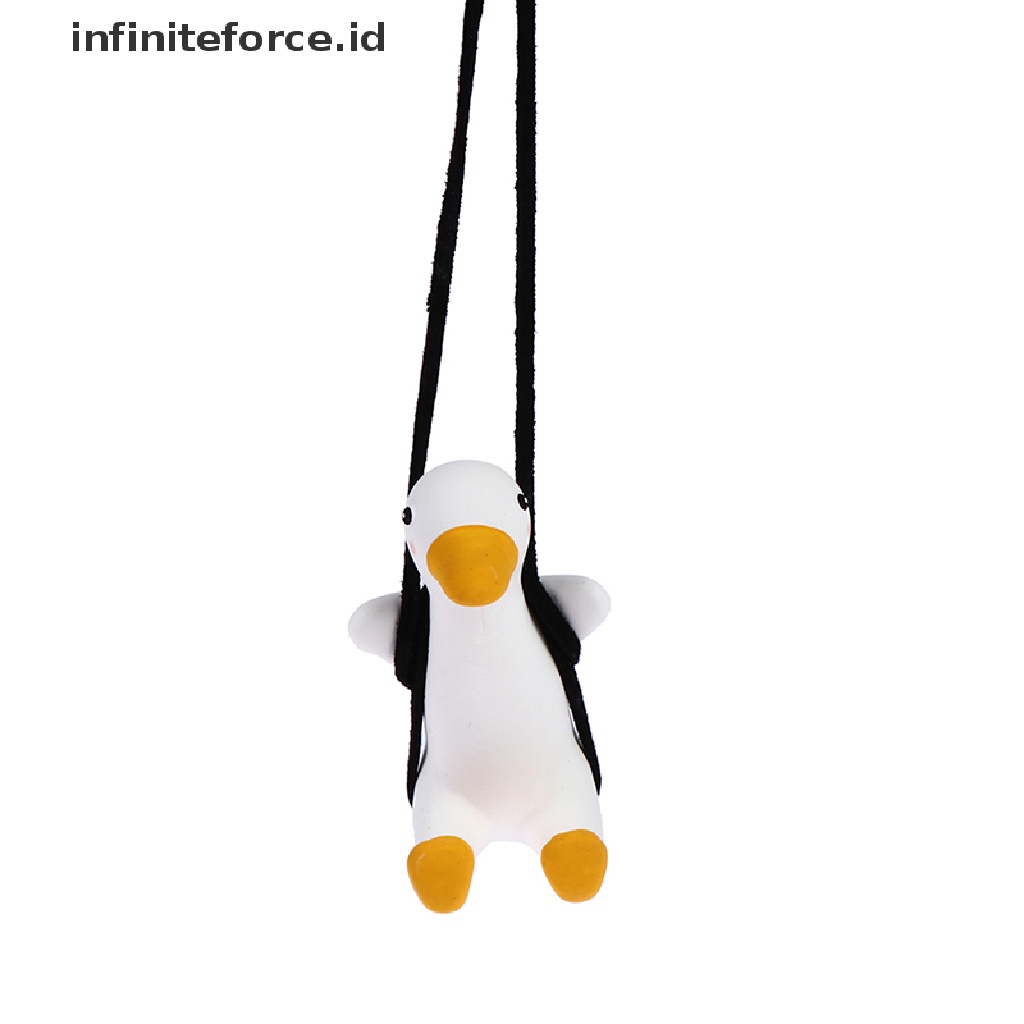 (Infiniteforce.Id) Hiasan Gantung Spion Tengah Mobil Bentuk Bebek Kecil Lucu