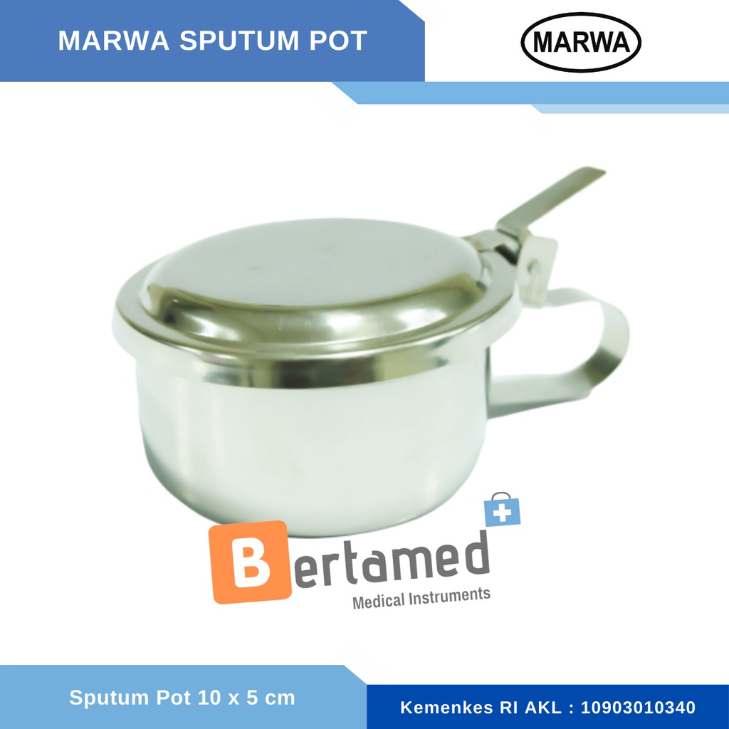 Sputum Pot Stainless Steel / Pot Dahak Stainless Steel