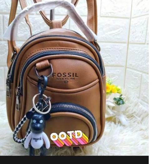 TAS RANSEL CHIBAO PSL MINI 3in1 free acsesoris gantungan import backpack multifungsi