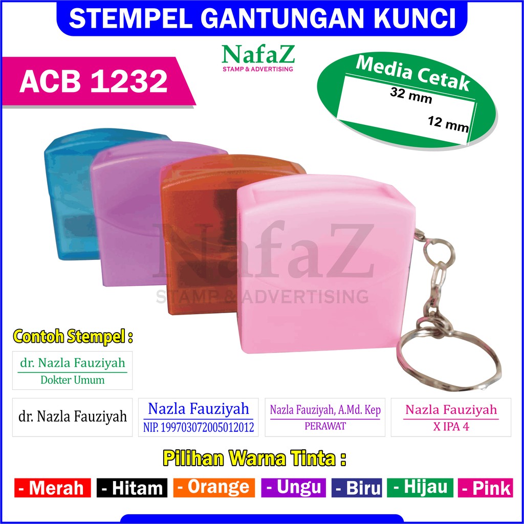 

Stempel Nama NIP Dokter Perawat Bidan Siswa Apoteker Pegawai No HP gantungan kunci