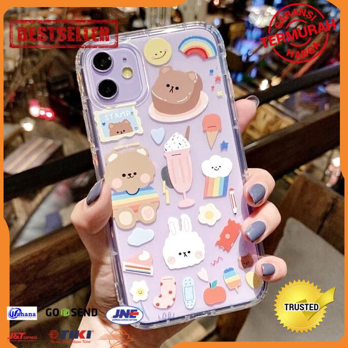 CASE HP IPHONE 6 / 6S , 6 PLUS / 6S PLUS , 7 , 7 PLUS MOTIF BEAR CASING