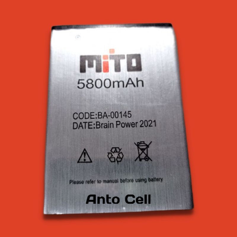 Baterai batre Mito A66 Mito S1 BA-00145 BA-00145 original battery hp