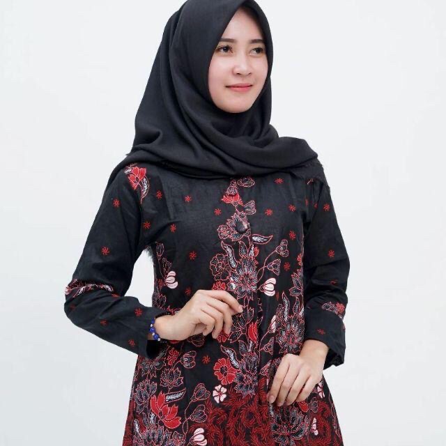 Baju Batik Wanita Modern Monalisa Genes M,l,xl Asli Pekalongan