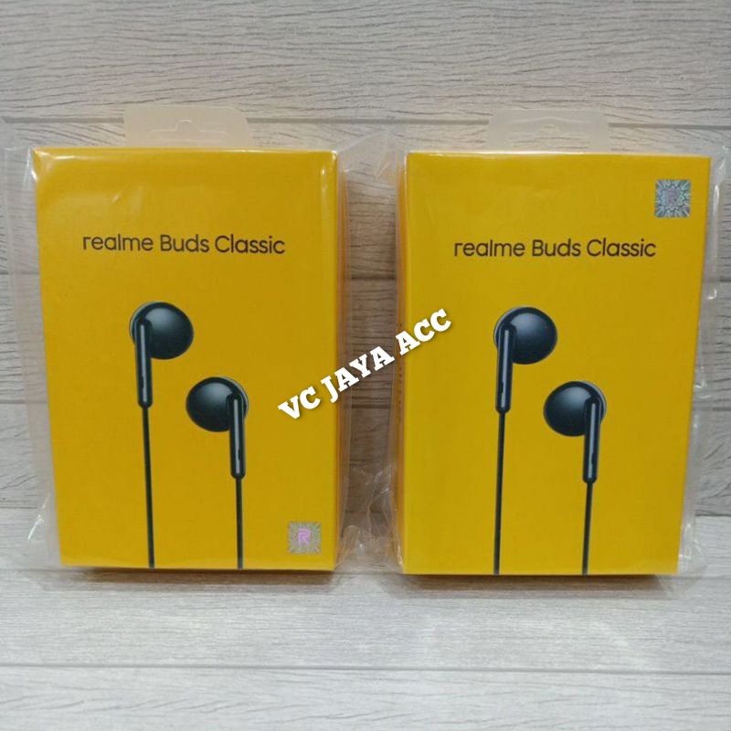 Realme Headset Handsfree Earphone ORIGINAL REALME BUDS CLASSIC