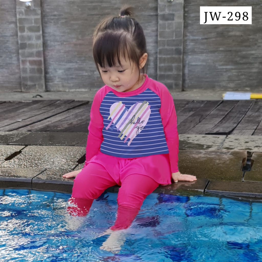 AS Baju Renang Anak  Perempuan Setelan Junior Wardrobe JW 298