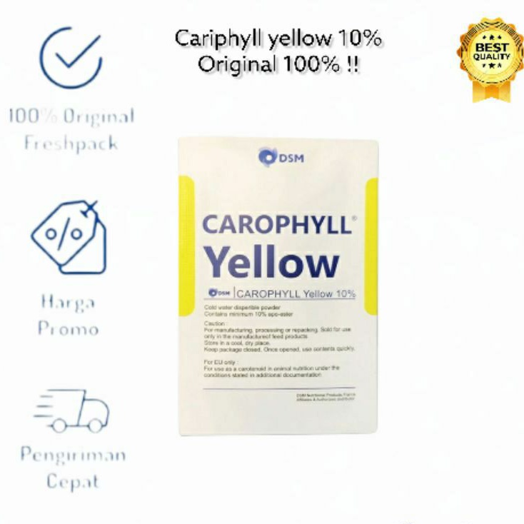 Carophyll Yellow DSM Original 100% Apoester Menaikkan Pigmen Warna Ikan Channa Louhan Arowana Oscar Discuss