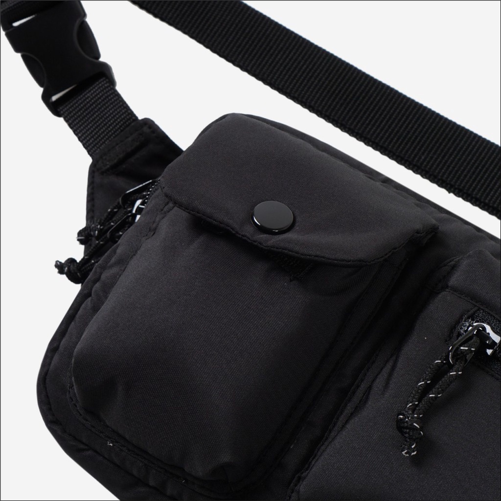 Tas Selempang Pria Polos Hitam Slingbag Bahu Kasual Keren - PG - 8828