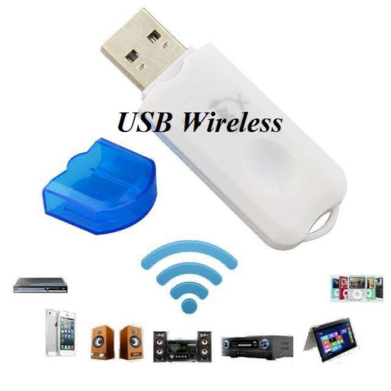 USB Bluetooth Wireless Receiver Audio Mobil Tanpa Kabel