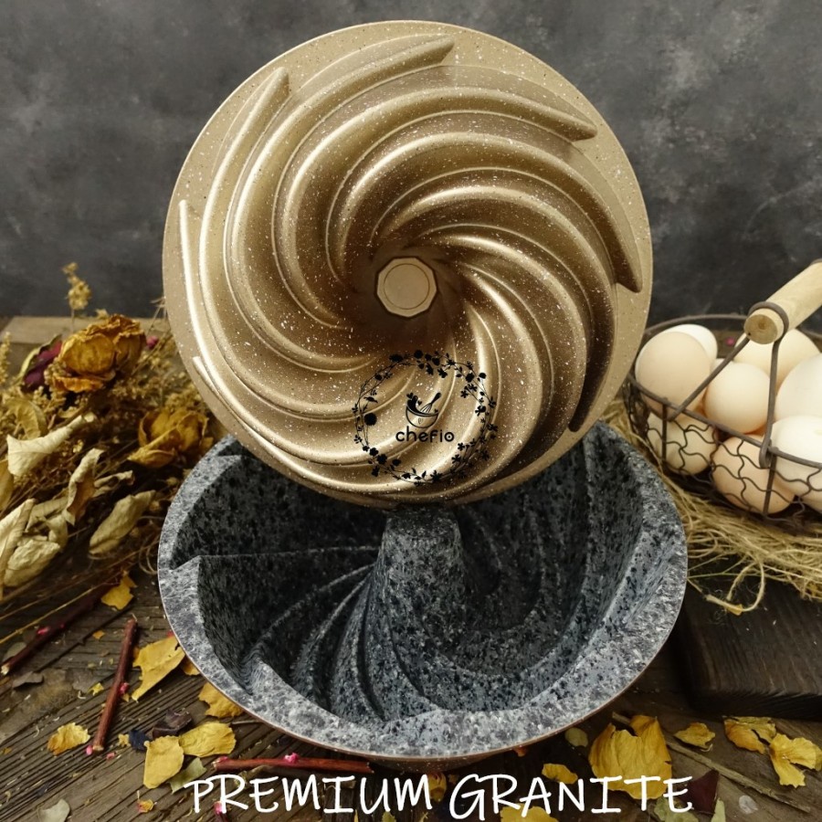 

Loyang Kue Chefio Marissa Pan / Bundt Pan / Tulban / Nordic Style Siput Gary
