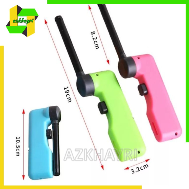 Pemantik Api Lipat Portable 590 Mancis Korek Lighter Gas