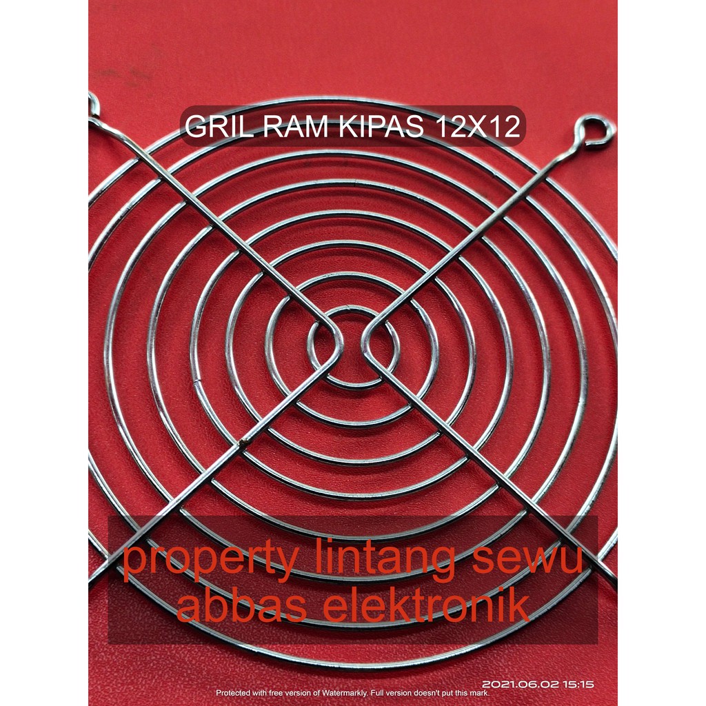 GRIL RAM KIPAS 12X12 PENGAMAN KIPAS 12CM X 12CM